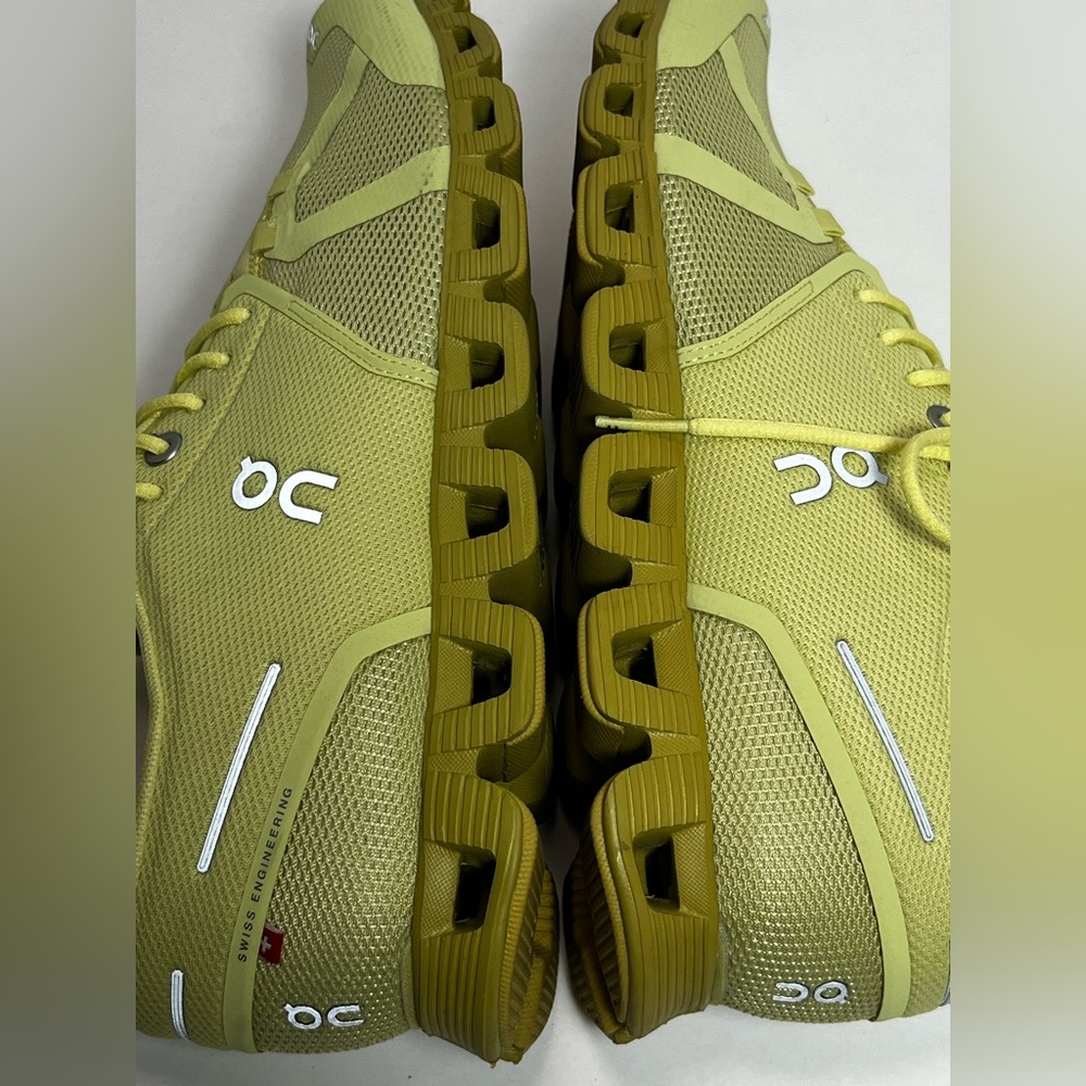 On Cloud X Women’s Size 10.5 Running Shoes Glade Citron Yellow Helion Training - Picture 10 of 16